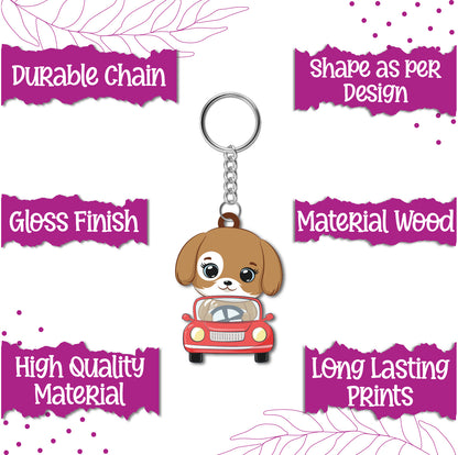  Eco-friendly dog keyring