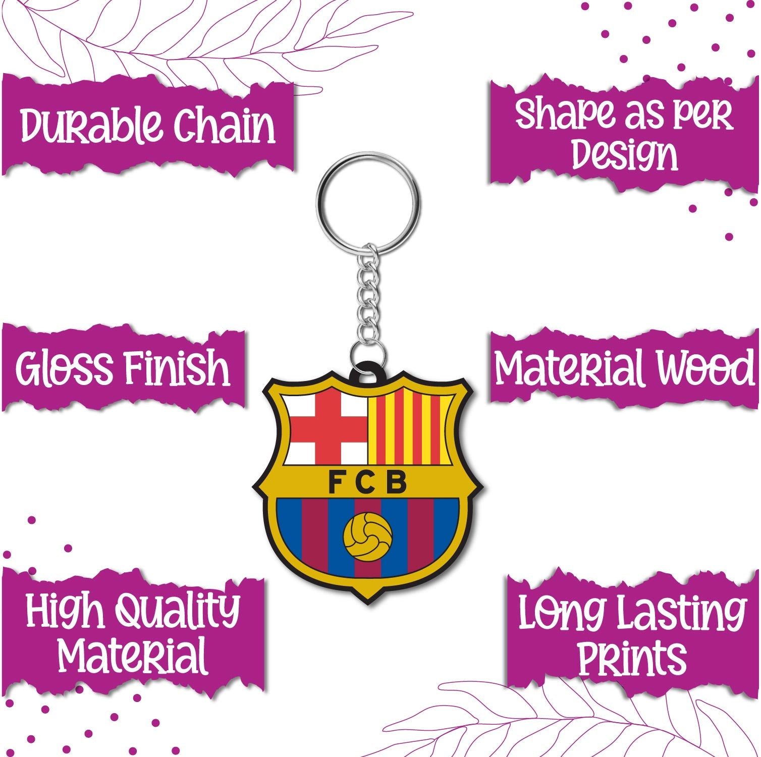  Eco-friendly La Liga keyring