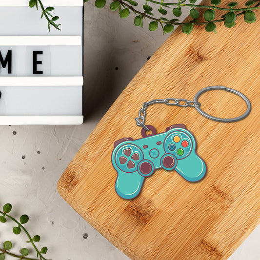 Gamer Wooden Keychain