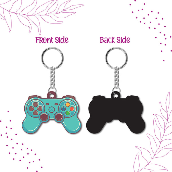 Gamer Wooden Keychain