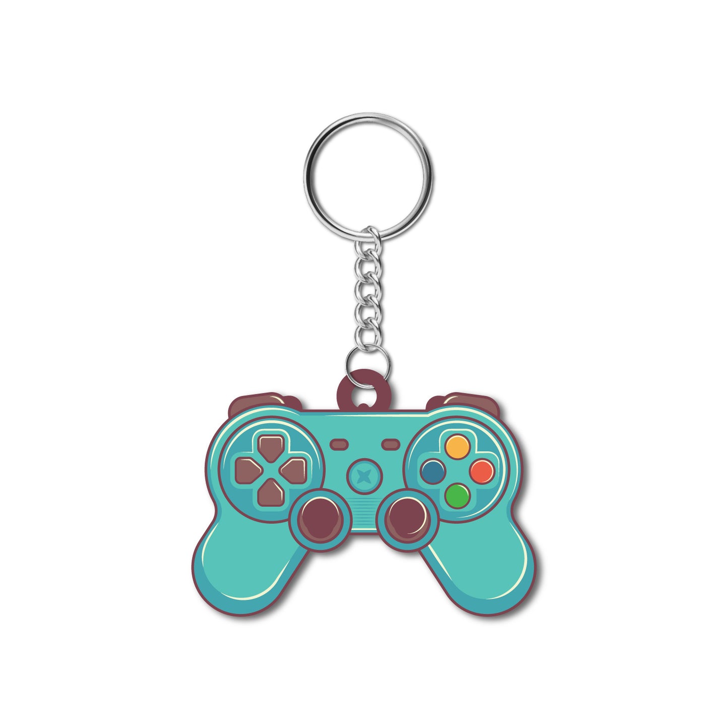 Gamer Wooden Keychain