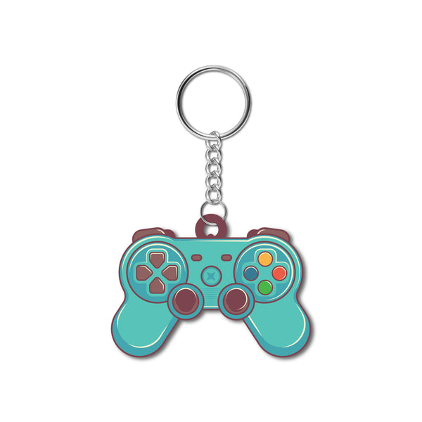 Gamer Wooden Keychain
