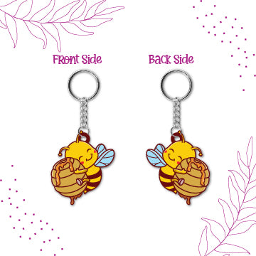  Eco-friendly bee keyring