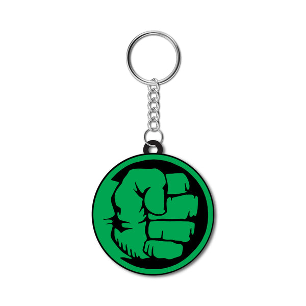 Hulk Wooden Keychain