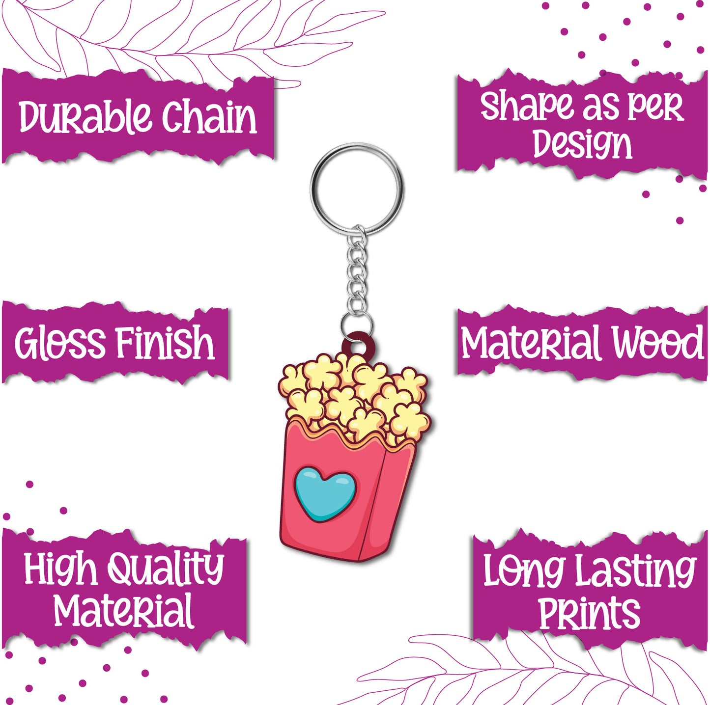  Eco-friendly food keyring