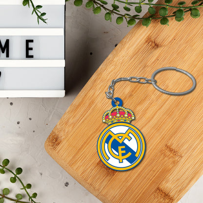 Wooden Real Madrid Keychain