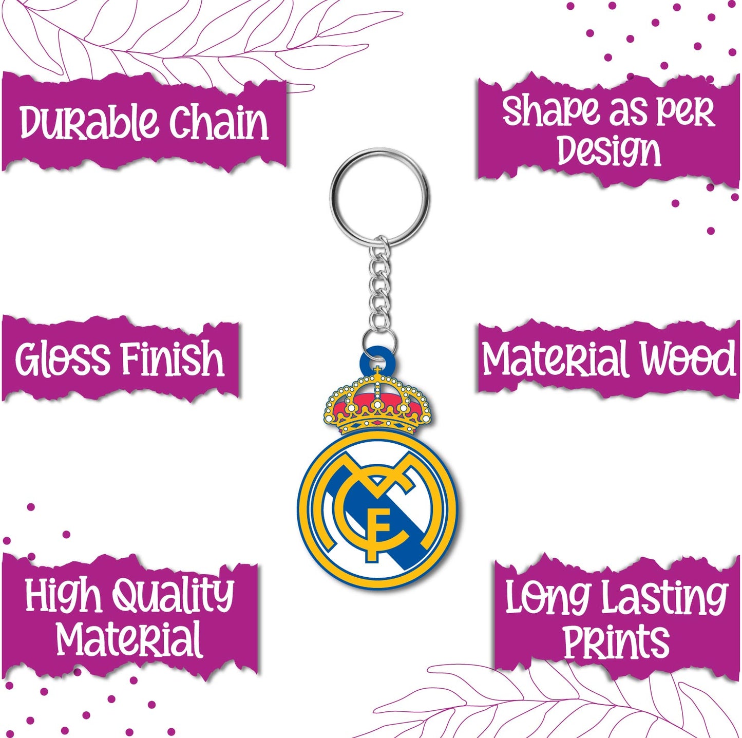  Eco-friendly La Liga keyring