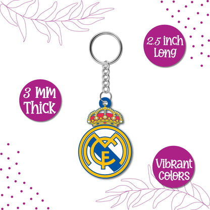  Real Madrid keychain on a bag