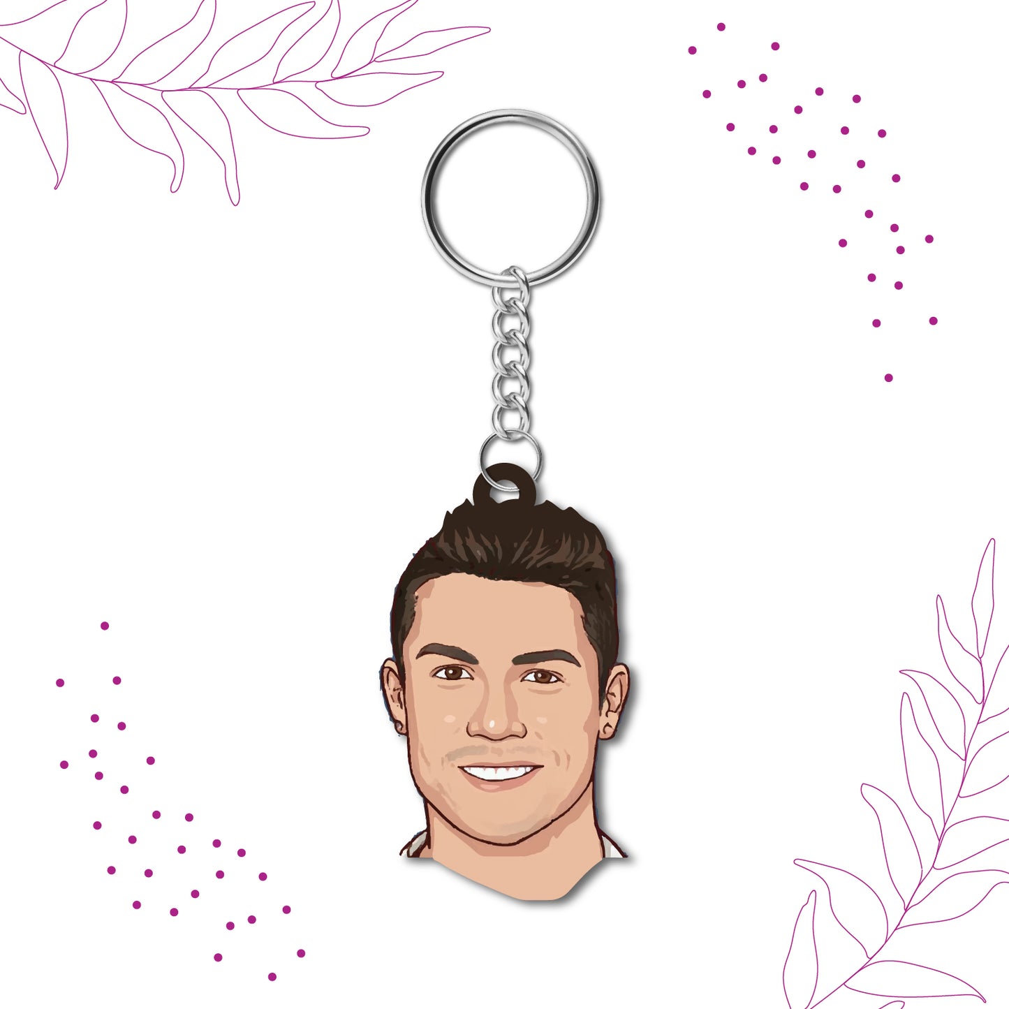  Laser-cut CR7 logo/silhouette