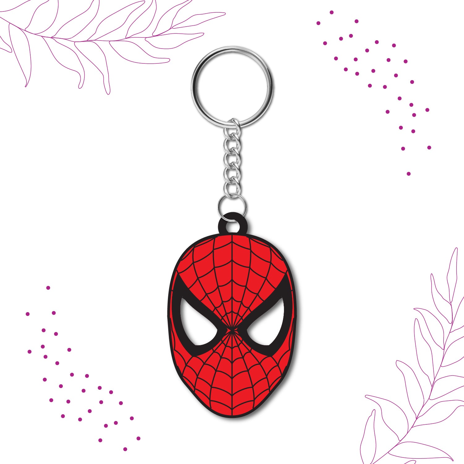  Laser-cut Spiderman design