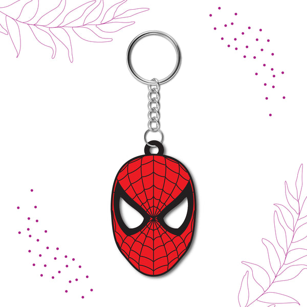 Spiderman Wooden Keychain