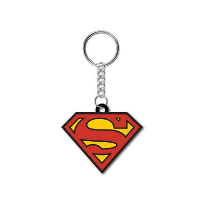 Superman Wooden Keychain