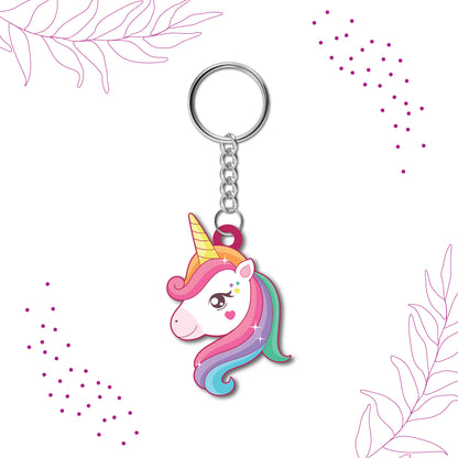  Laser-cut Unicorn keychain