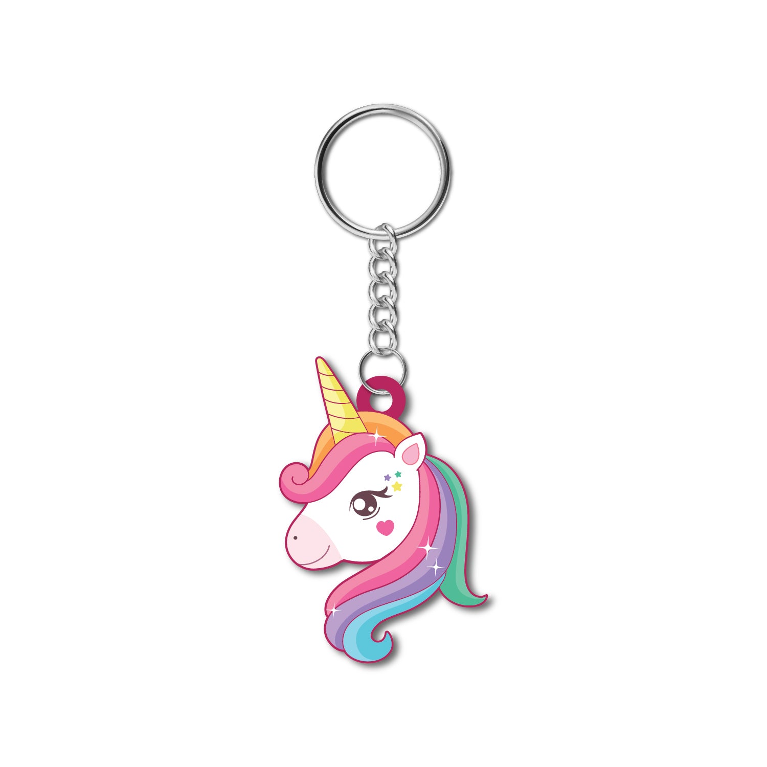  Cute unicorn keyring for girls