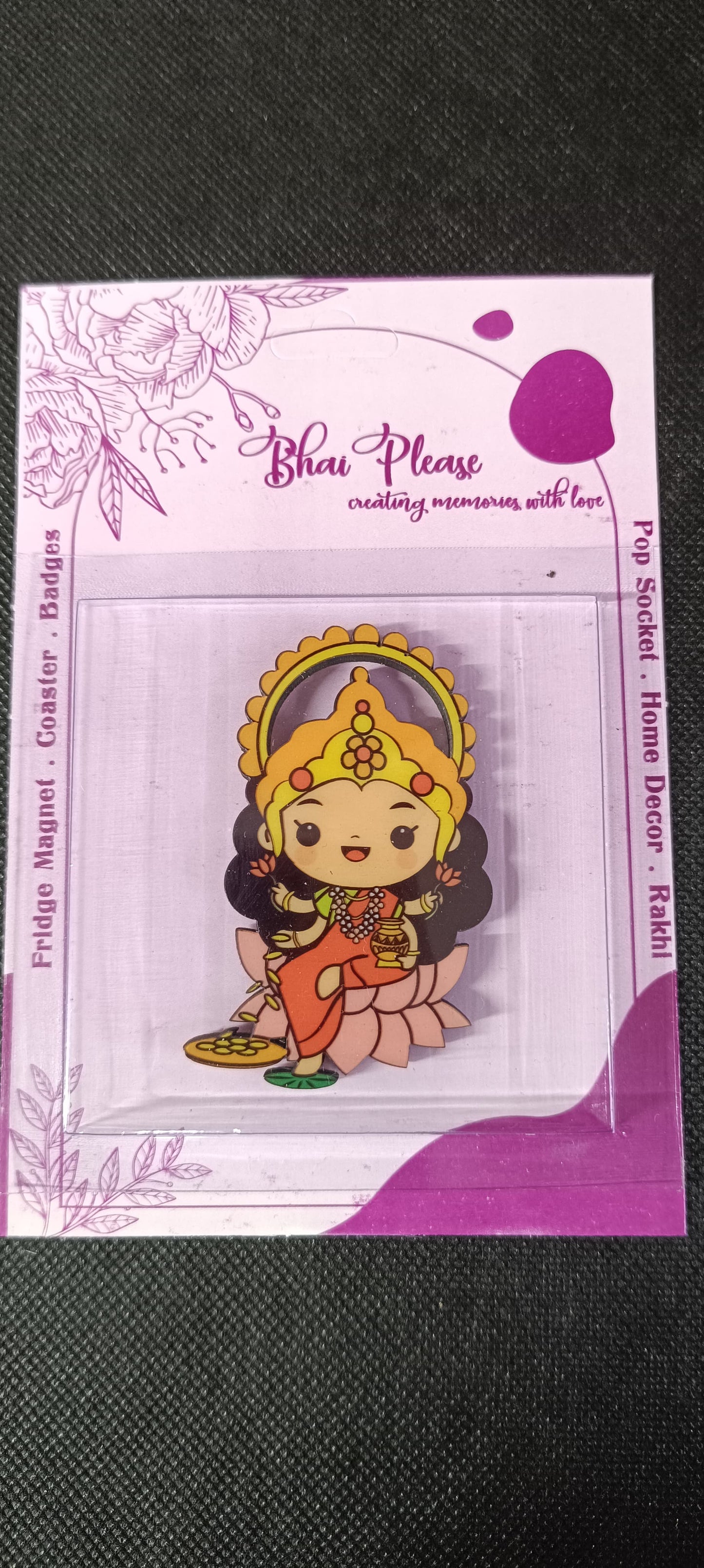 spiritual Goddess Laxmi fridge magnet decor