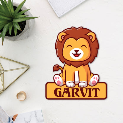 Cartoon Theme Name Personalized Fridge Magnet
