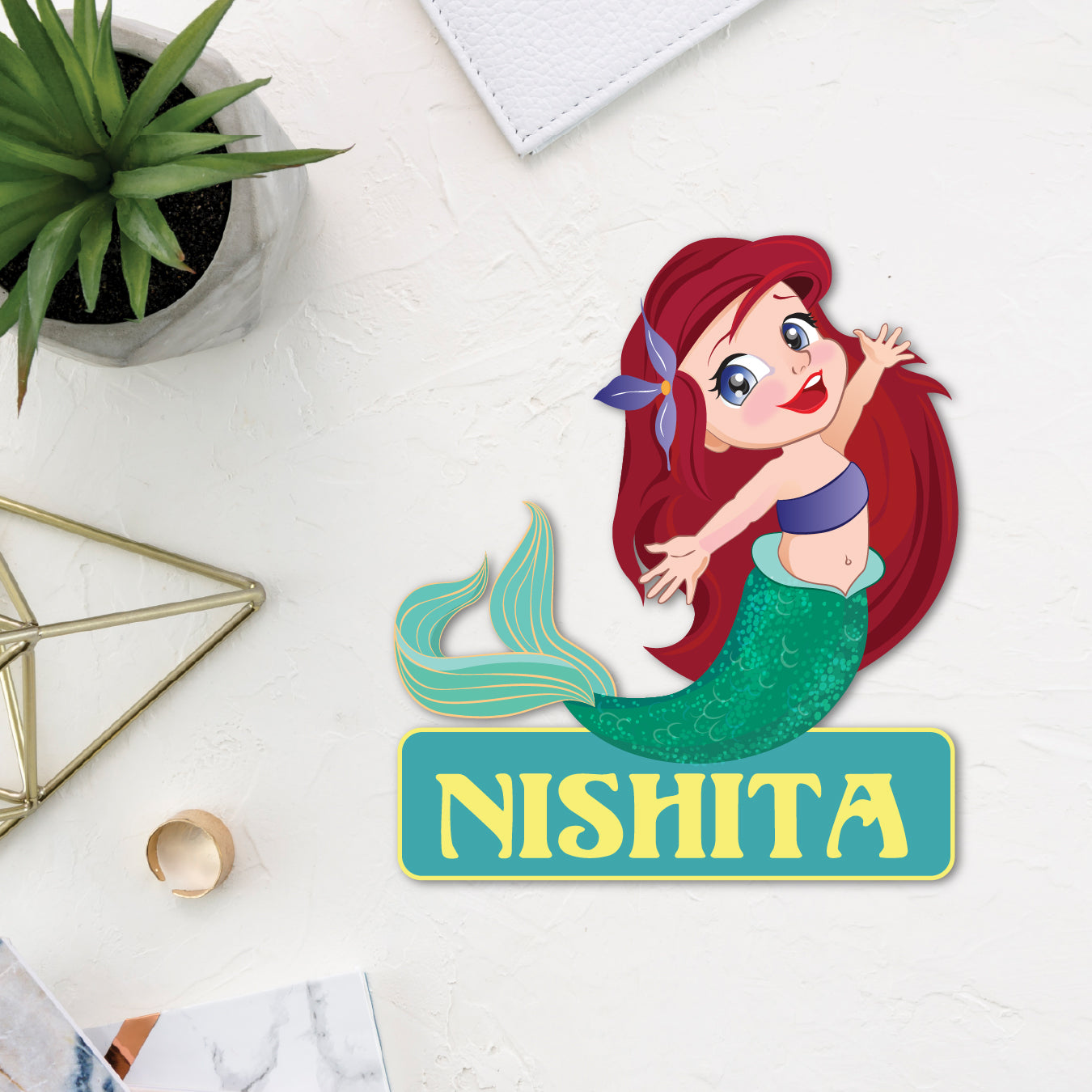 Cartoon Theme Name Personalized Fridge Magnet