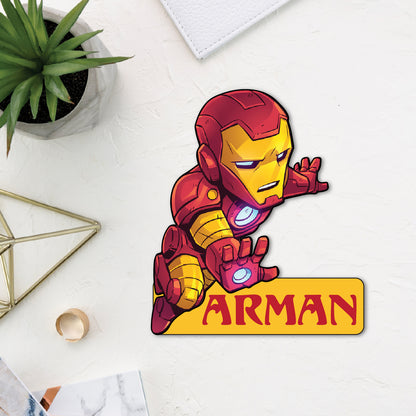 Cartoon Theme Name Personalized Fridge Magnet