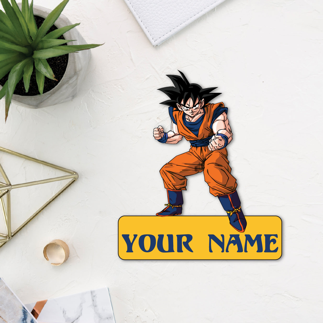 Cartoon Theme Name Personalized Fridge Magnet