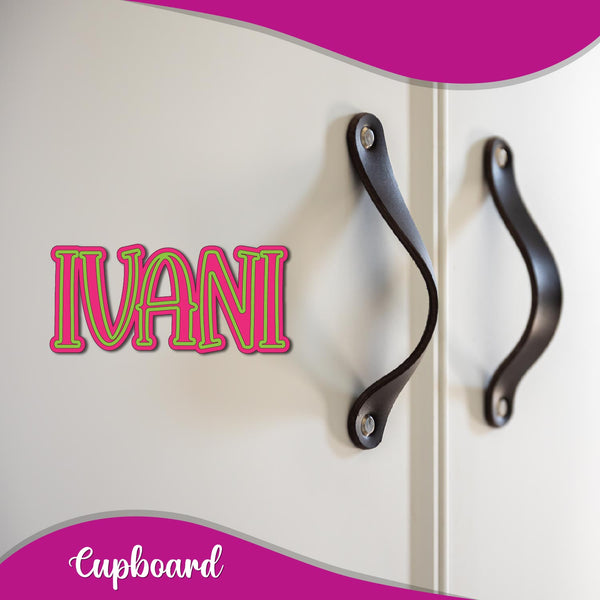 Dual Color Name Personalized Fridge Magnet