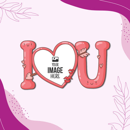 I Love You Personalized Magnet