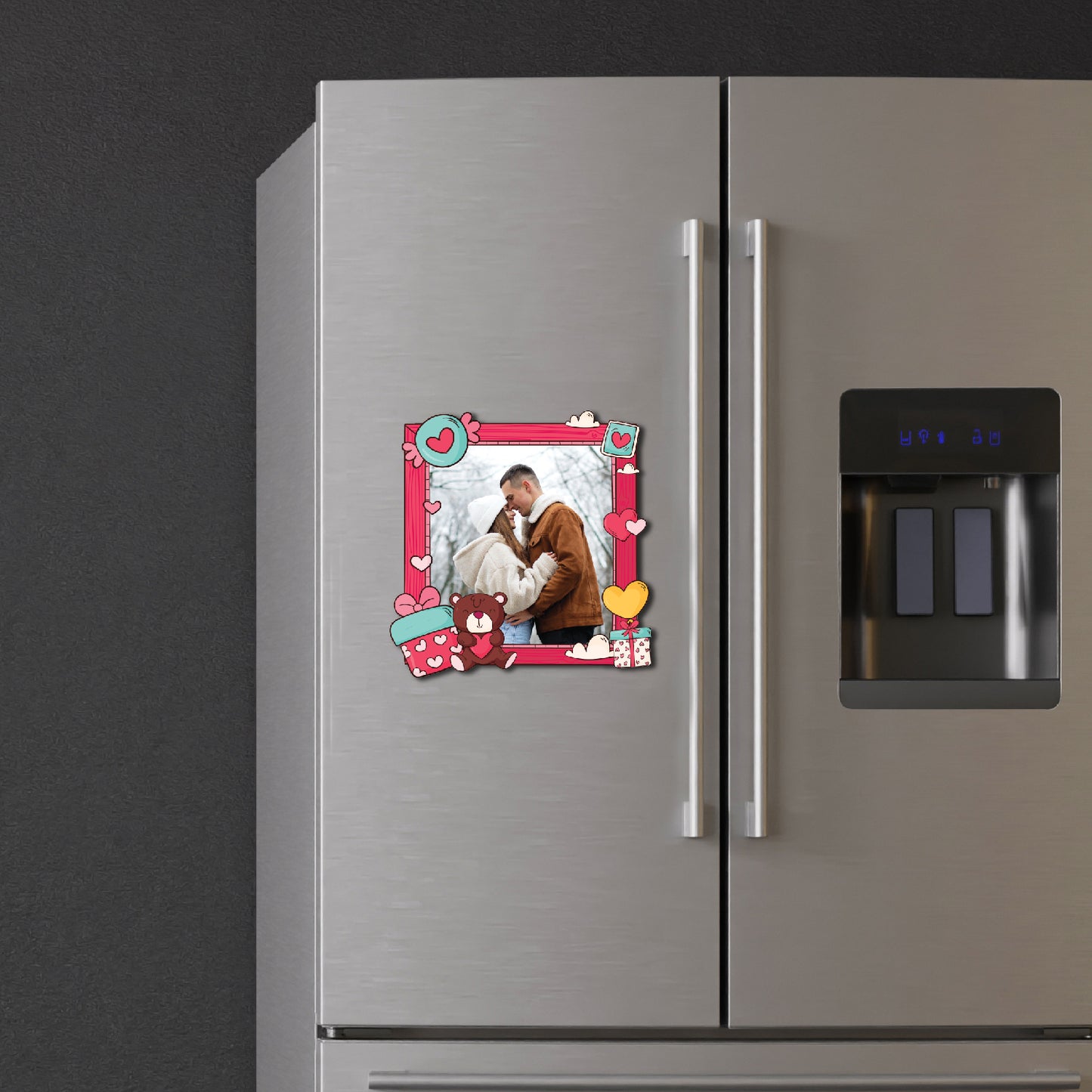 Love & Surprise Personalized Fridge Magnet
