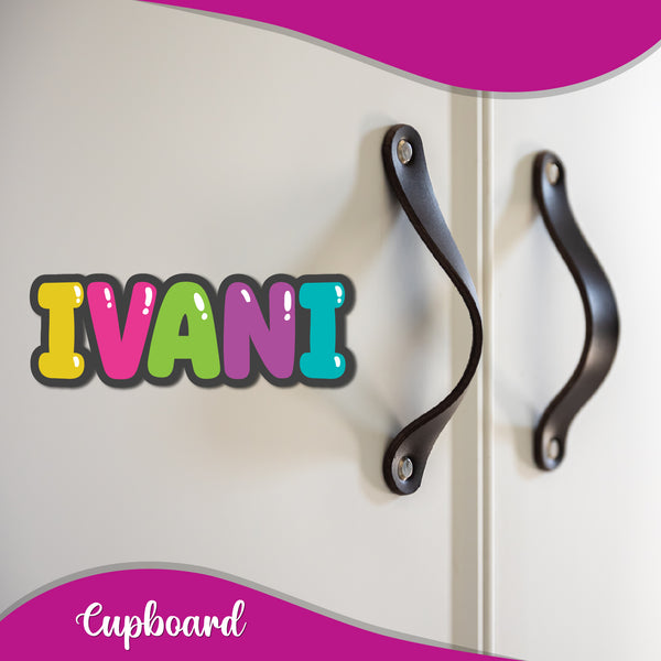2 Layer Kids Name Personalized Fridge Magnet
