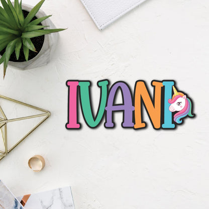 Name with Animals Personalized Fridge Magnet