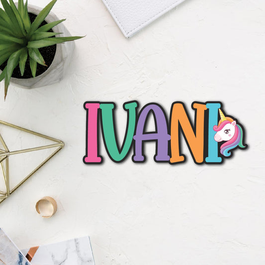 Name with Animals Personalized Fridge Magnet