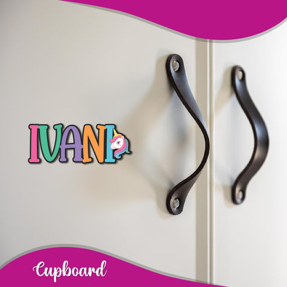 Name with Animals Personalized Fridge Magnet