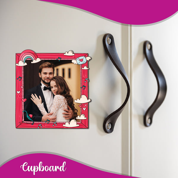 Rainbow & Cloud Personalized Fridge Magnet