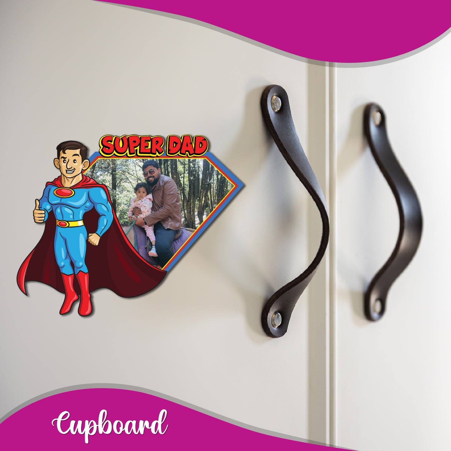 Super Dad Personalized Magnet