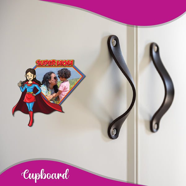 Super Mom Personalized Fridge Magnet