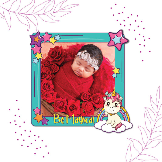 Unicorn Be Magical Personalized Fridge Magnet _ Girl