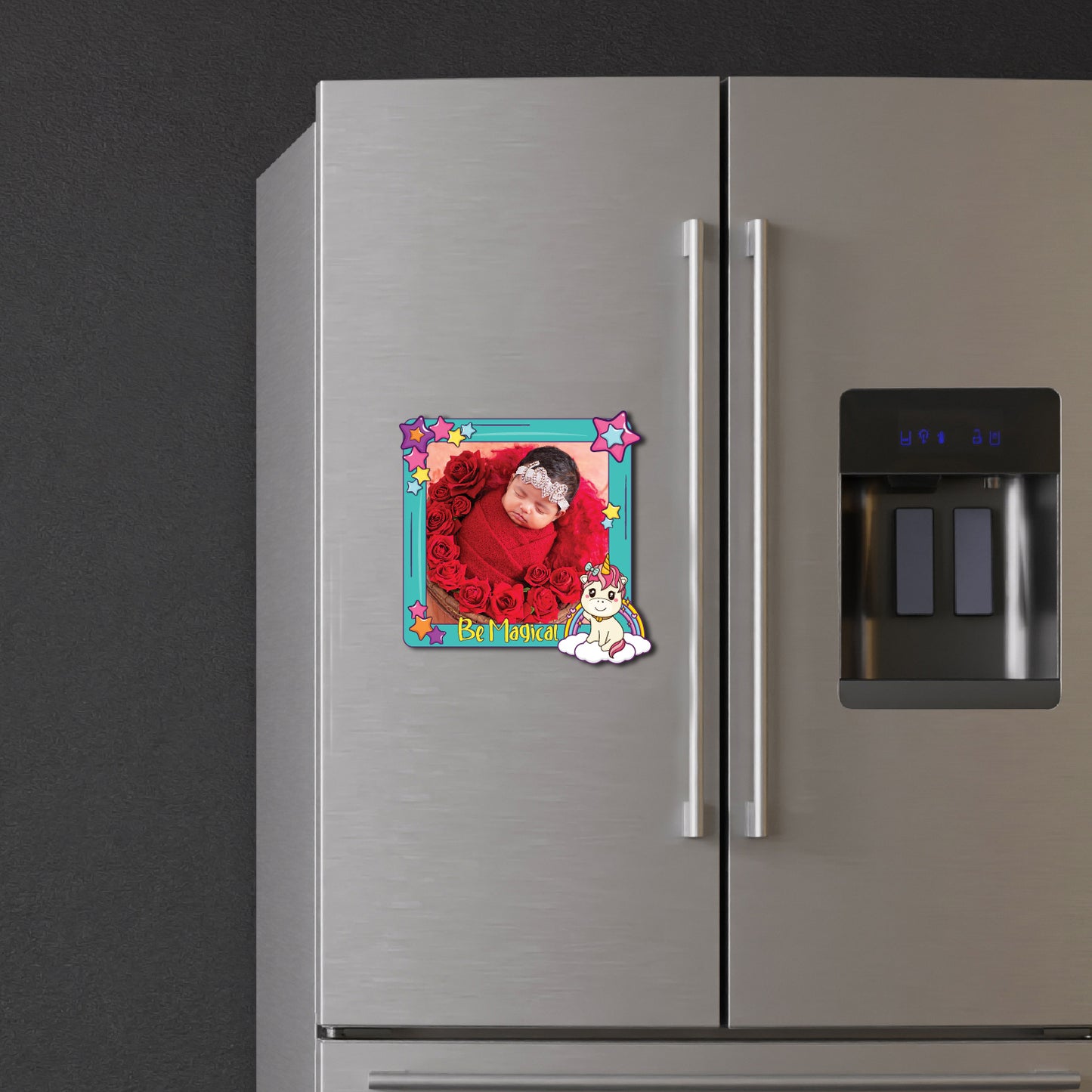 Unicorn Be Magical Personalized Fridge Magnet _ Girl