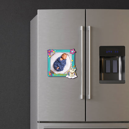 Unicorn Be Magical Personalized Fridge Magnet _ Boy