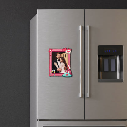 Wine & Dine Personalized Fridge Magnet