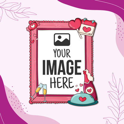 Wine & Dine Personalized Fridge Magnet