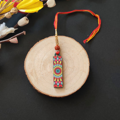 Alphabet I Wooden Lumba Rakhi