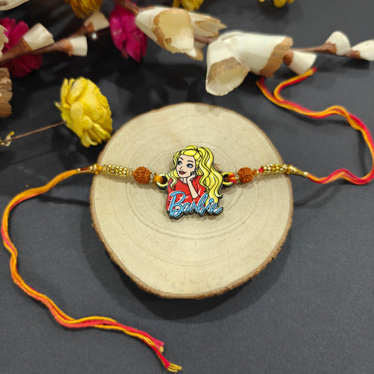 Barbie Wooden Rakhi