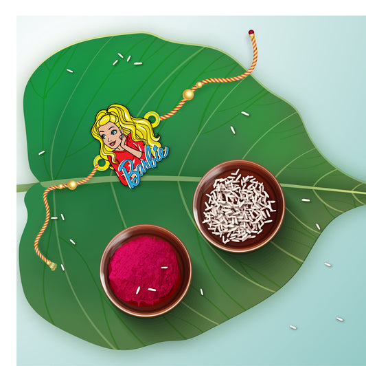 Barbie Wooden Rakhi