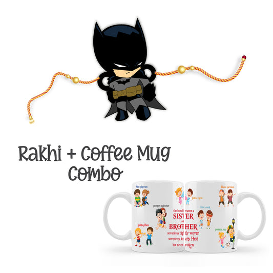 Batman  Rakhi For Brother with Mega Combo