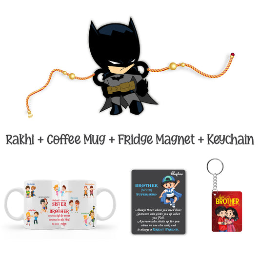 Batman  Rakhi For Brother with Mega Combo