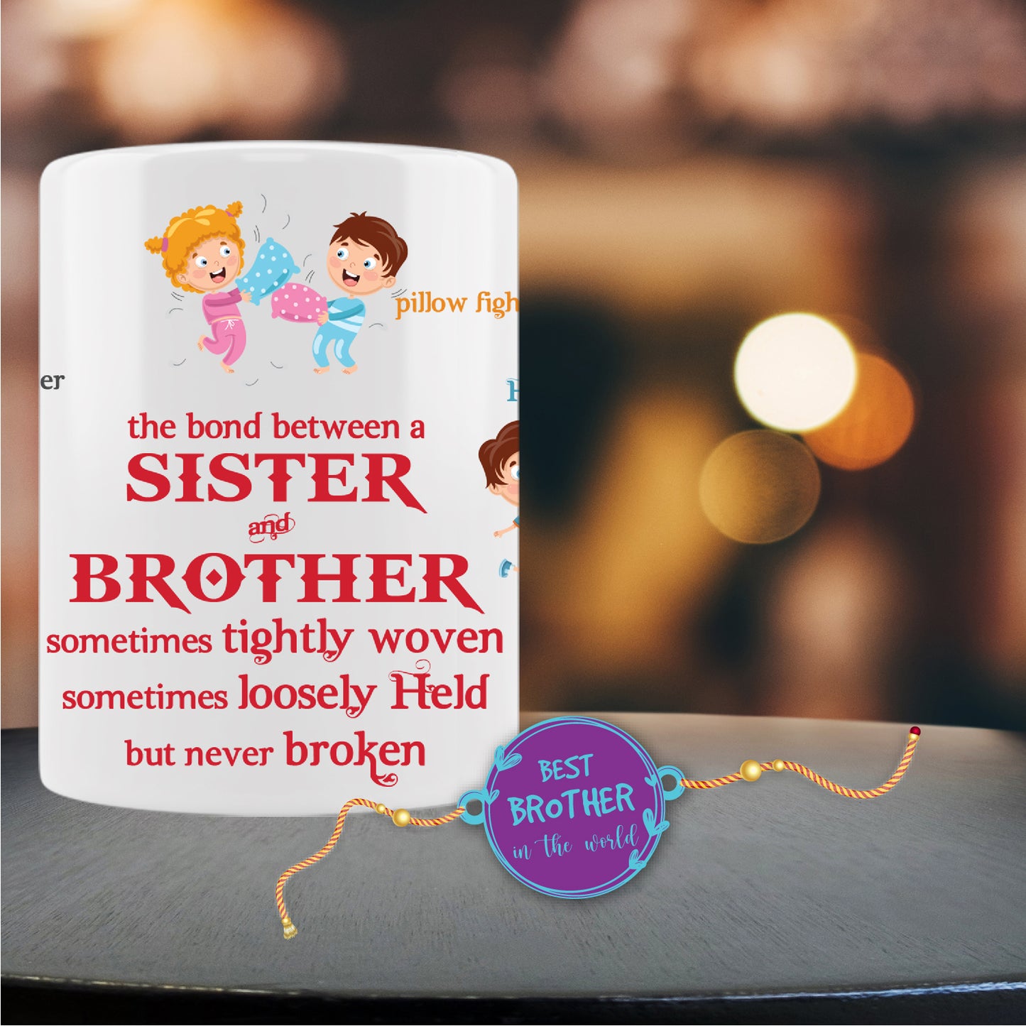 Best Brother Rakhi For Brother With Mug