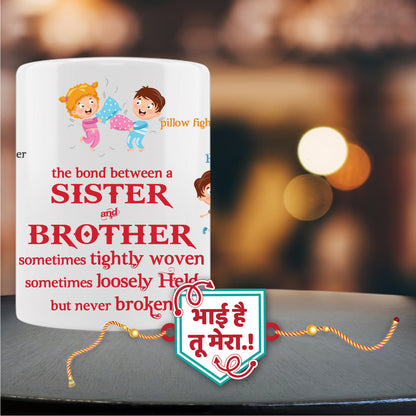 Bhai Hai Tu Mera Rakhi For Brother  With Mug