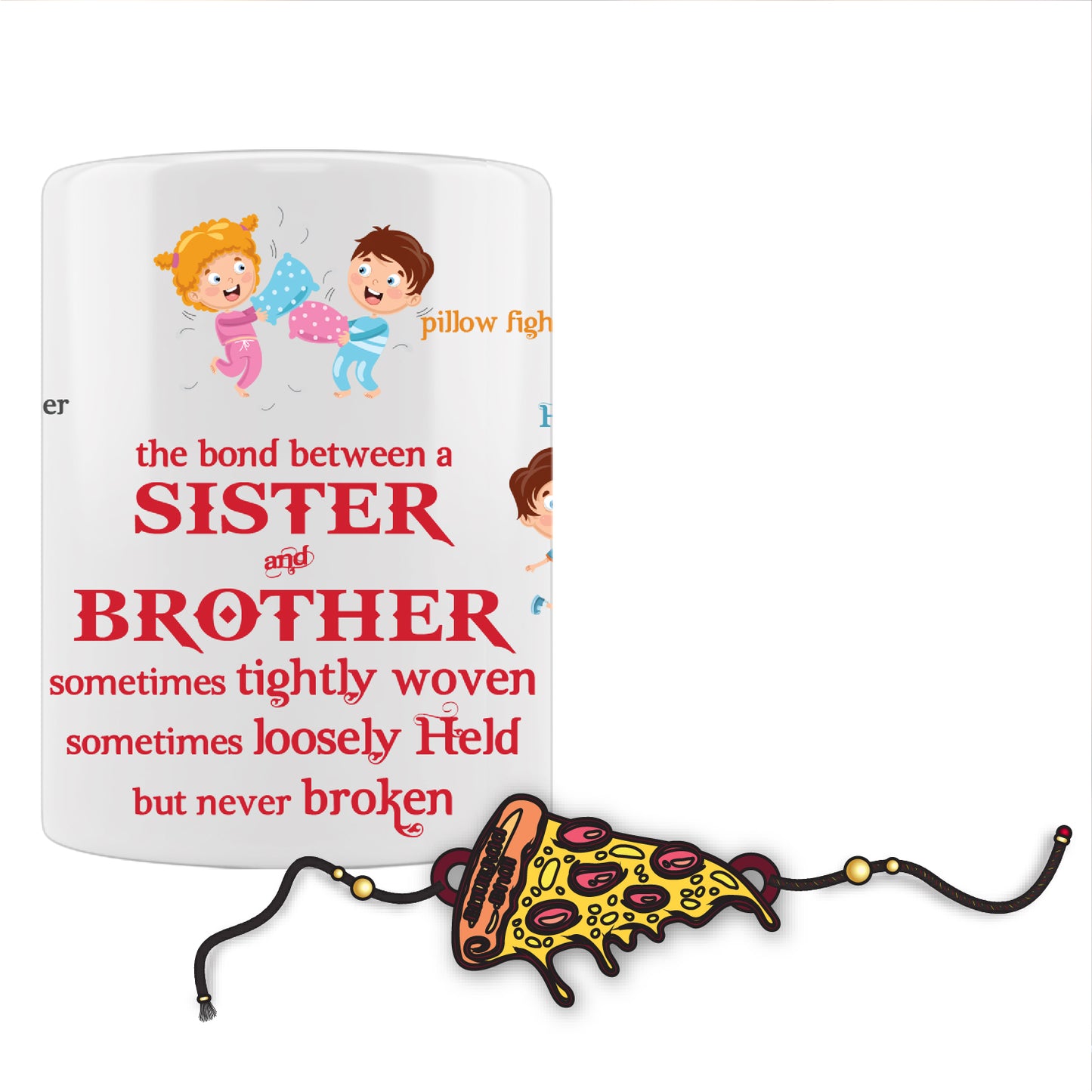 Bhukkad Bhai  Rakhi For Brother With Mug
