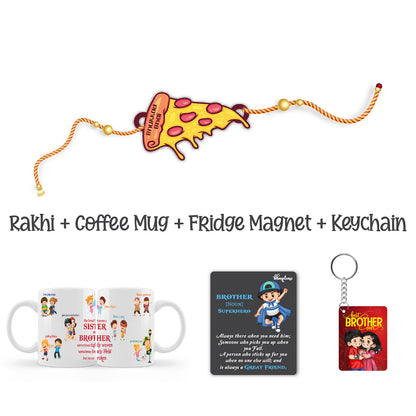 Bhukkad Bhai Rakhi For Brother with Mega Combo