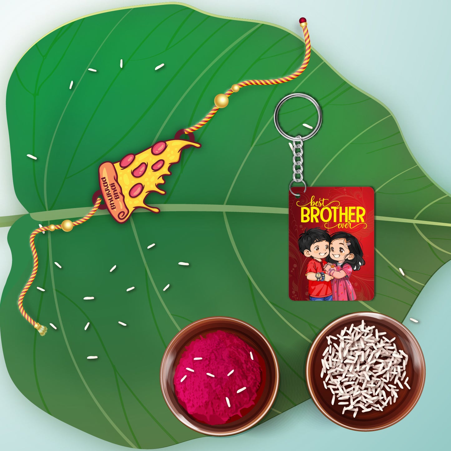 Bhukkad Bhai Rakhi For Brother with Mega Combo