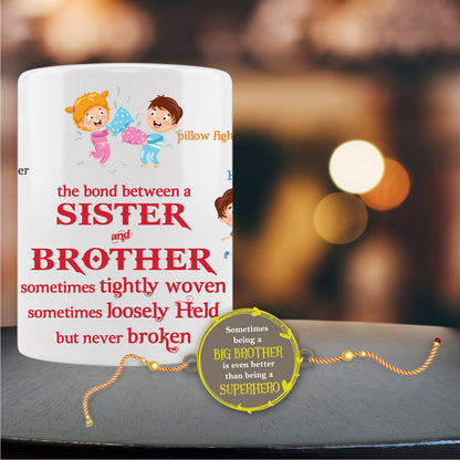 Big Brother Rakhi For Brother With Mug