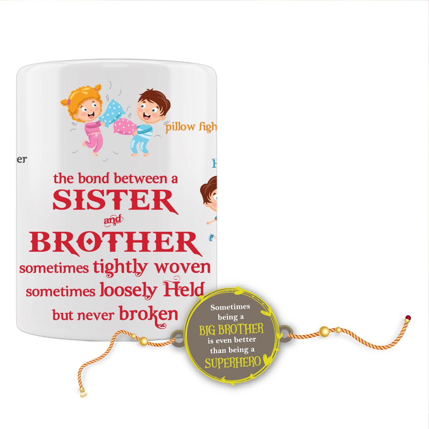 Big Brother Rakhi For Brother With Mug